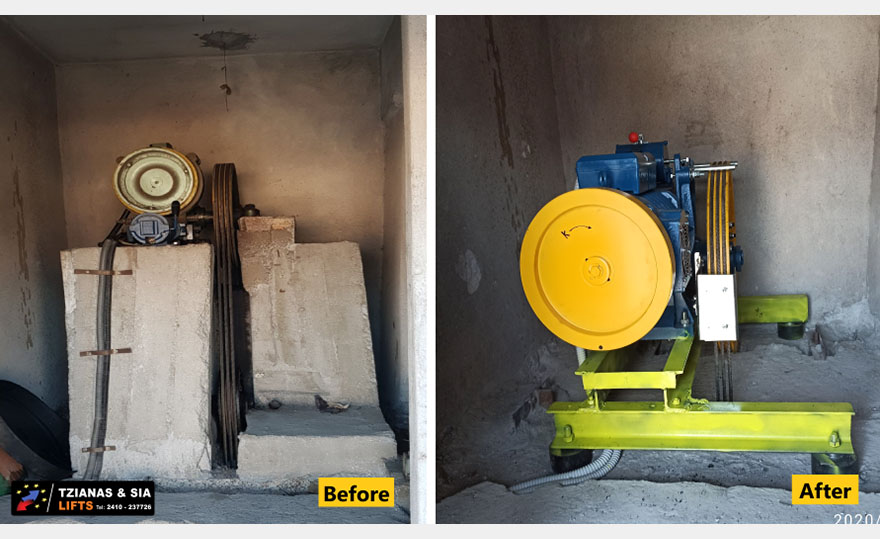 αναβάθμιση ανελκυστήρα